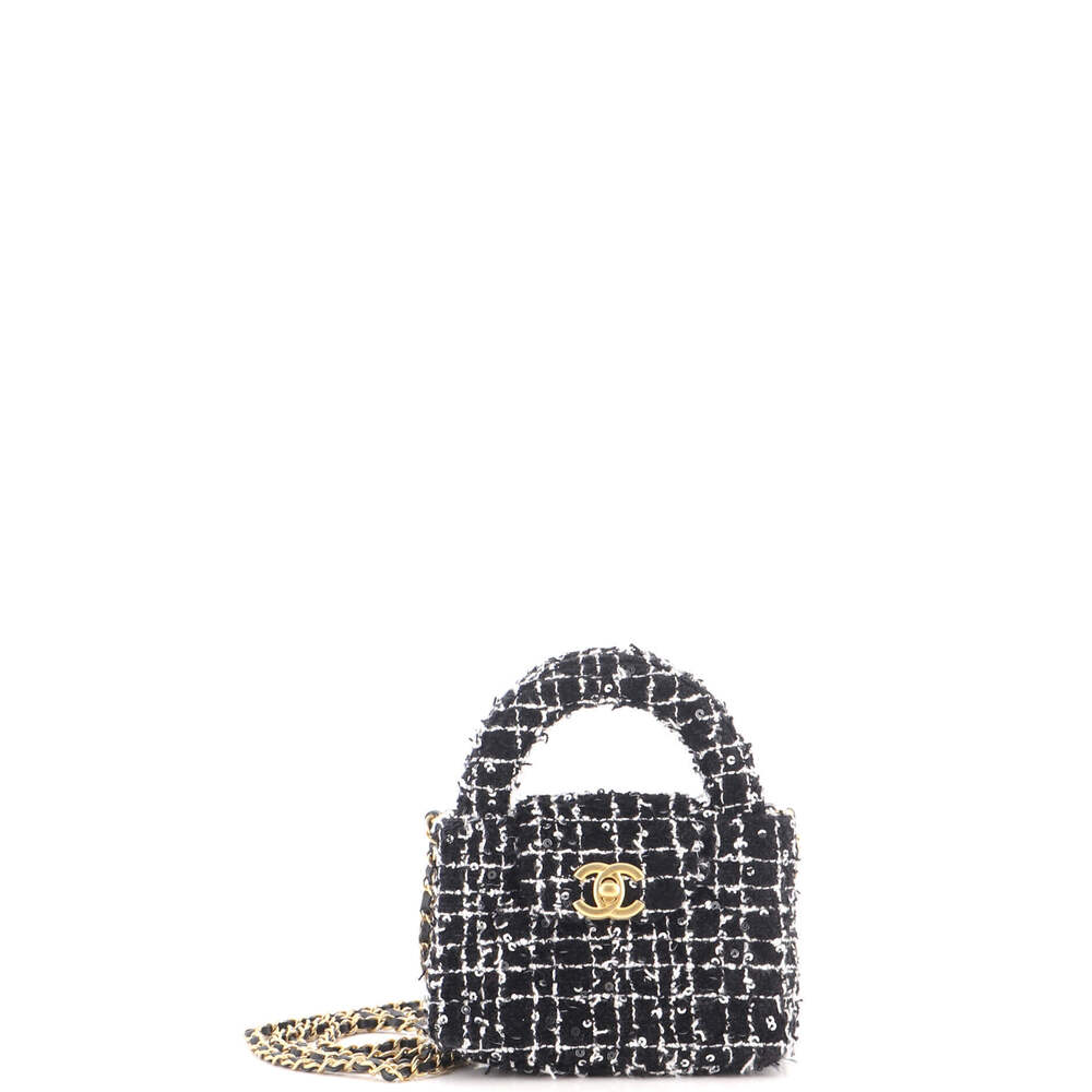 Chanel Nano Kelly Top Handle Shopping Bag